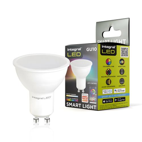 Integral 4.9w Smart RGB LED GU10